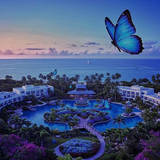 Azure Butterflies Continent